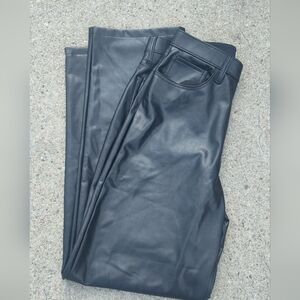 Abercrombie Faux Black Mens  leather Pants Size 29